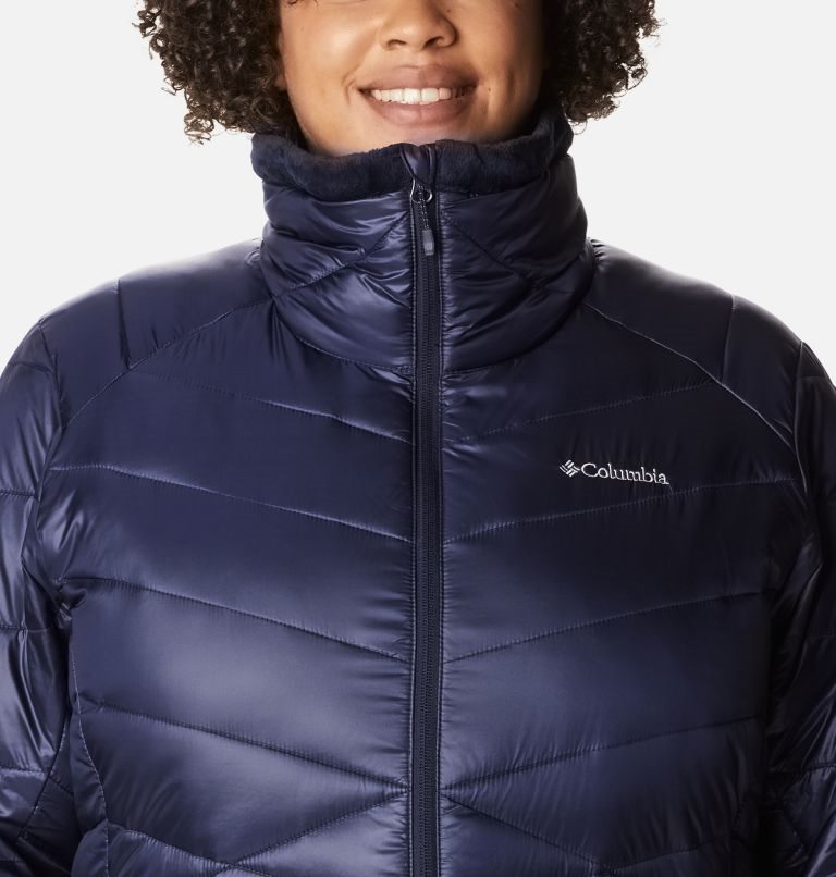 Women's Columbia Joy Peak Omni-Heat Infinity Insulated Jackets Navy | Plus Size CA-GA6L0